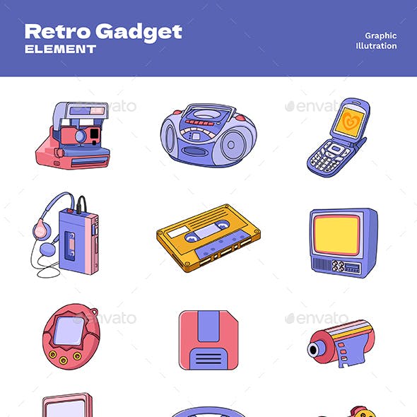 Retro Gadget Element