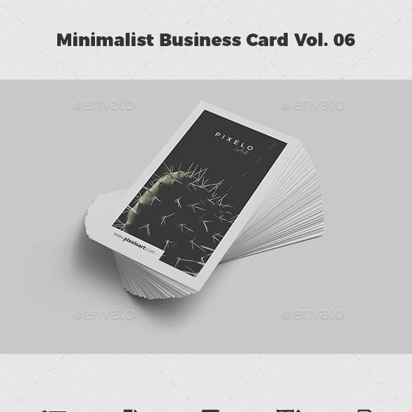 Minimalist Business Card Vol. 06