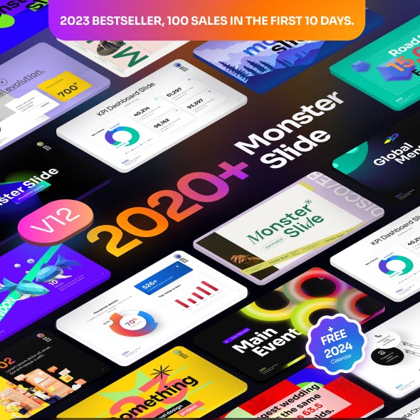 Monster Slides Premium PowerPoint Presentation Template