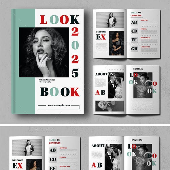 Fashion Look Book Design Template