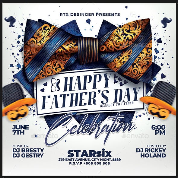 Fathers Day Flyer