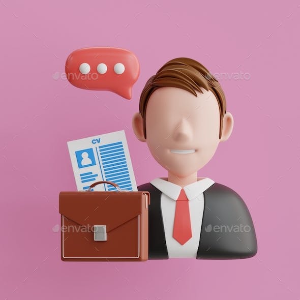 3D Job Interview.