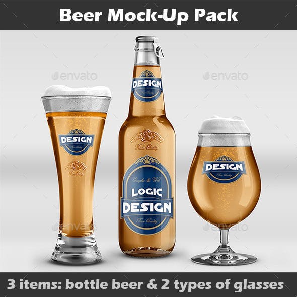 Beer Mock-Up Pack