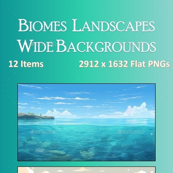 Biomes Landscapes Wide Backgrounds