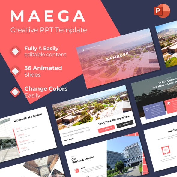 Kampuse Multipurpose Education PowerPoint Template