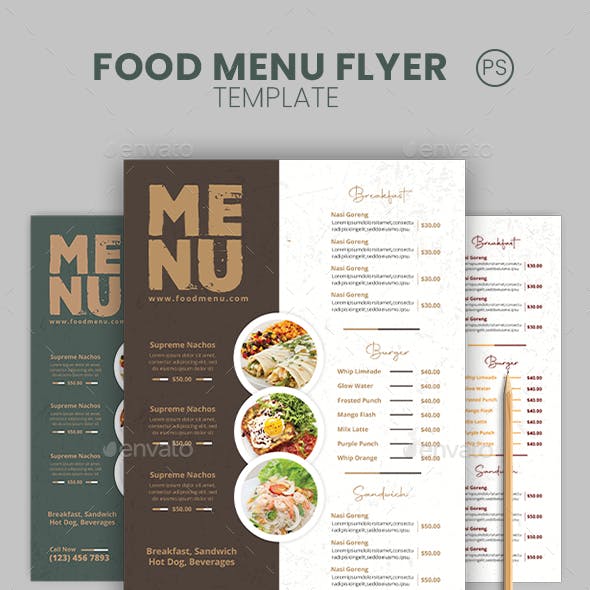 Food menu