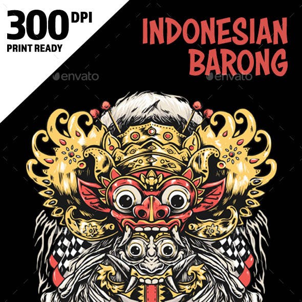 Indonesia Bali Barong Mask
