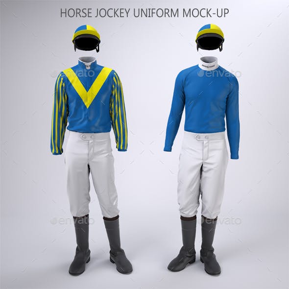 Horse Racing Jockey Uniform Mock-Up