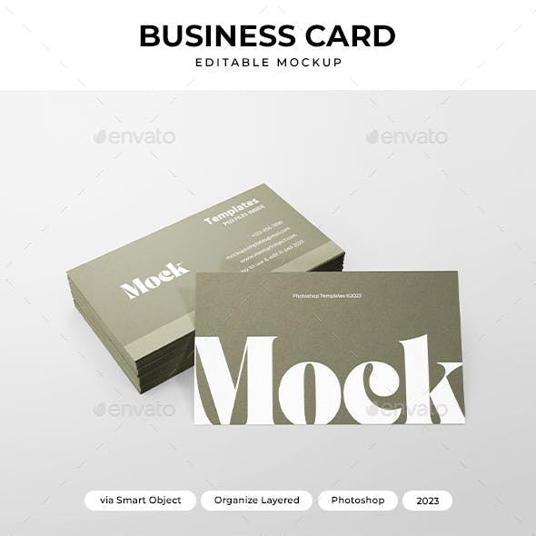 Business Card Mockup