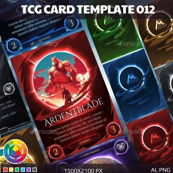TCG Card Template 12